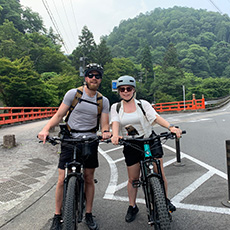 (Half day) Kyoto Kurama Temple, Ohara Sanzen-in Temple cycling route